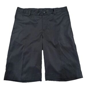 Nike Dri-Fit Shorts Men's XL (32) Performance Golf Black Chino Golf Casual